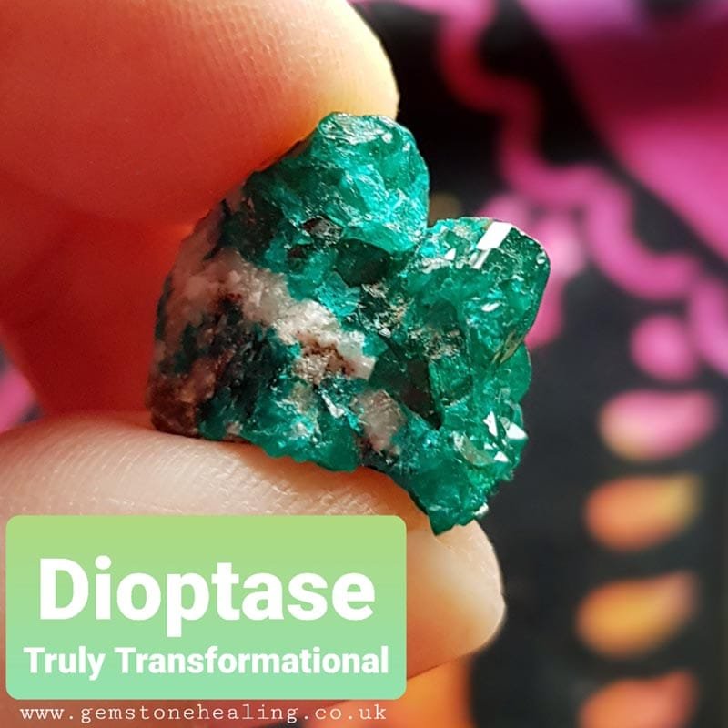 Dioptase brings transformation