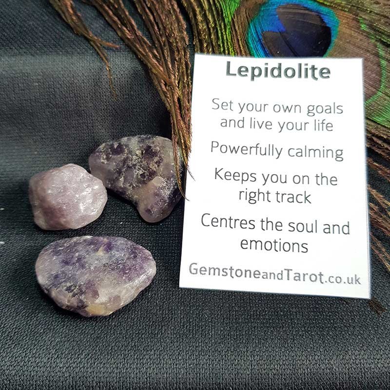 Lepidolite calms your mind