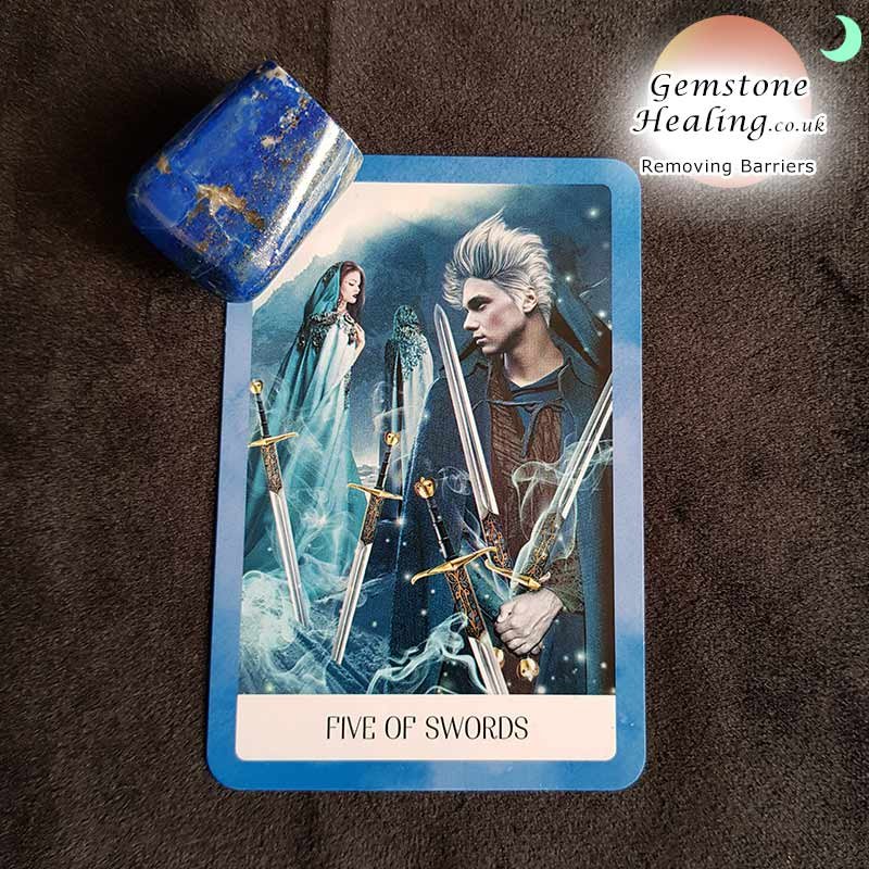 Five of Swords represents a challenging situation