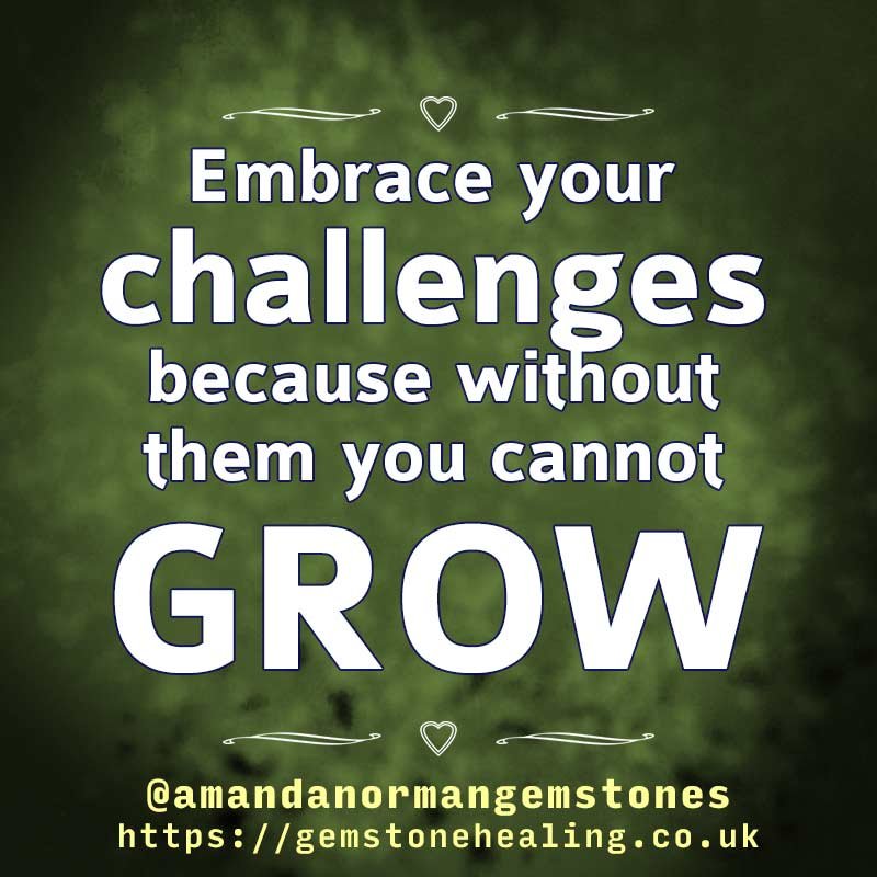 Embrace your challenges and grow