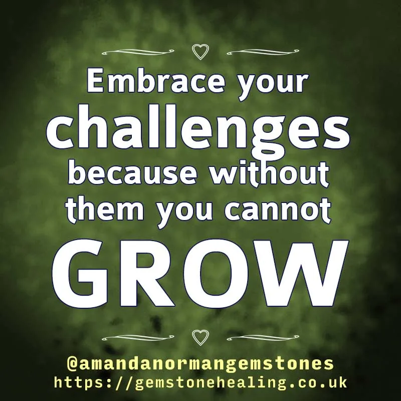 Embrace your challenges and grow