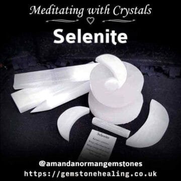 Meditating with Selenite