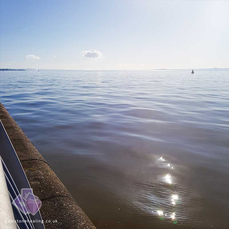The River Mersey on a mindful walk