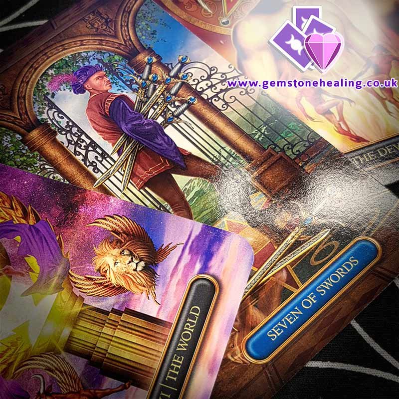 Seven of Swords Gilded Royale