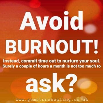 Avoid suffering burnout