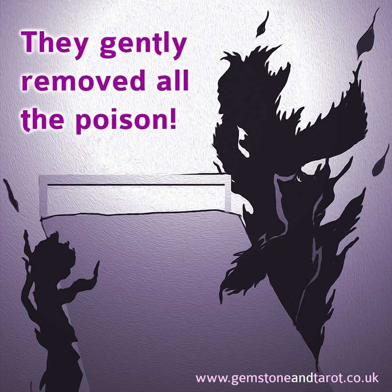 Spirit Beings plucked out my poison