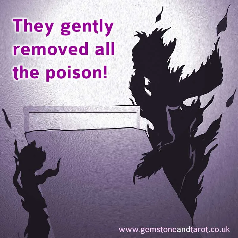 Spirit Beings plucked out my poison