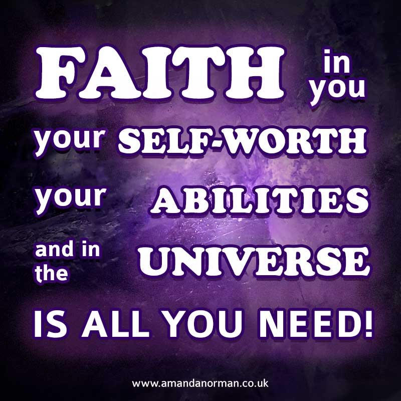 You need faith to begin manifesting your dreams
