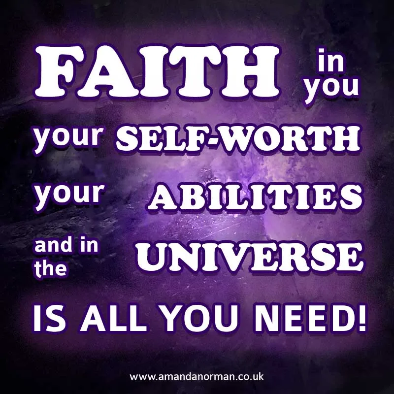 You need faith to begin manifesting your dreams