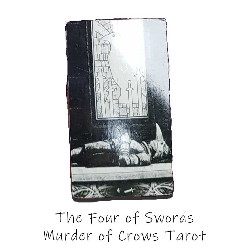 The Four of Swords in my past life tarot reading