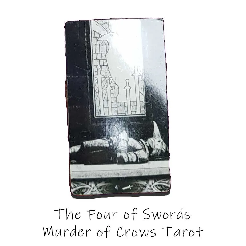 The Four of Swords in my past life tarot reading