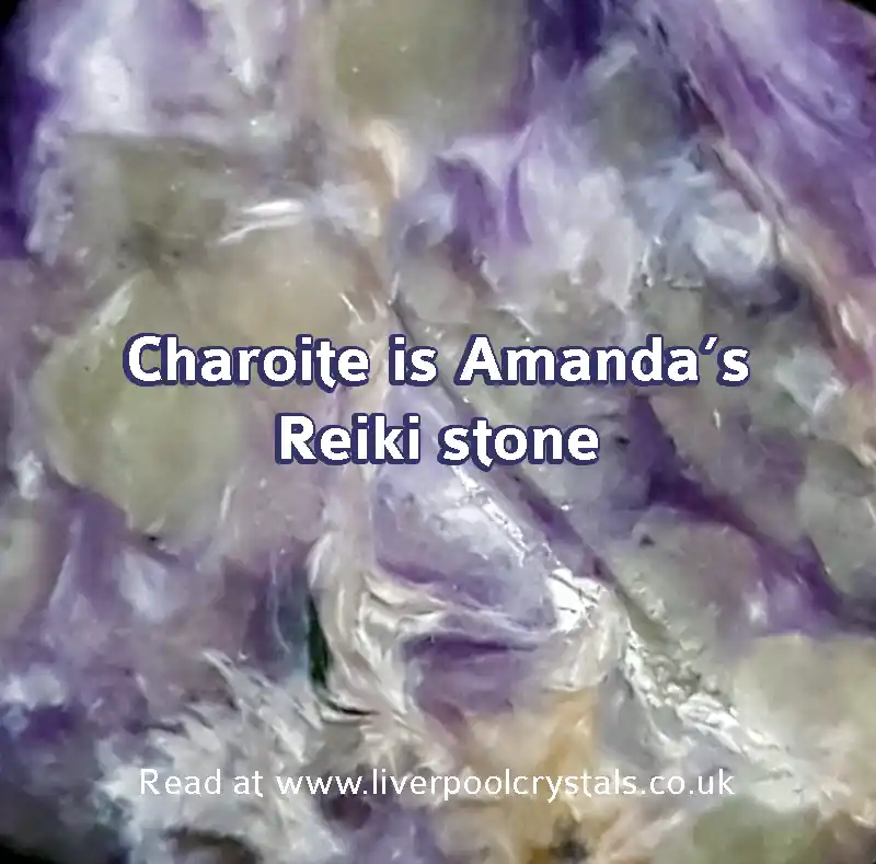 Charoite is Amanda's Reiki Stone