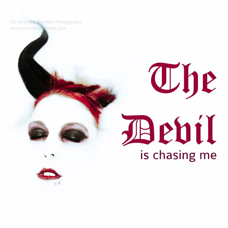 The Devil is currently chasing me in my daily tarot readings