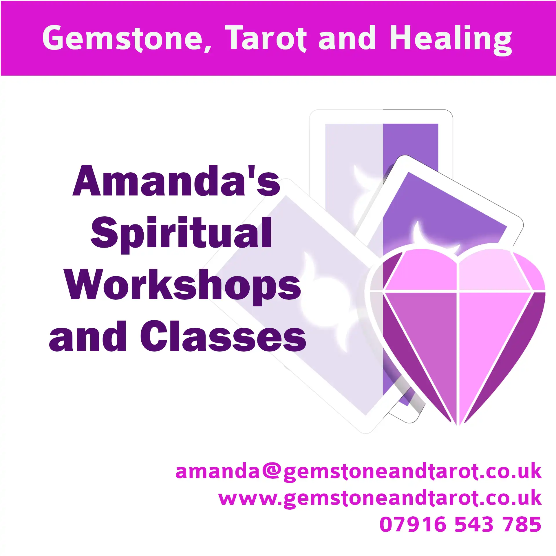 Amanda's spiritual workshops and classes